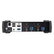 Kép 2/2 - ATEN KVMP Switch USB 3.0, 4K HDMI, Dual Di splay, 2 port