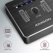 Kép 5/5 - AXAGON ADSA-M2C USB-C 3.2 M. 2 fekete dual dokkoló állomás