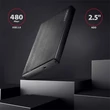 Kép 2/5 - AXAGON EE25-XA Aline Box 2,5" USB 2.0 Külső HDD ház, fekete