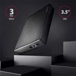 Kép 2/5 - AXAGON EE35-XA3 Aline Box 3,5" USB 3.0 Külső HDD ház, fekete