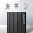 Kép 3/5 - AXAGON EEM2-GTR THIN RIB SUPERSPEED+ USB-C - NVME M.2 külső ház, fekete