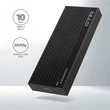 Kép 2/5 - AXAGON EEM2-GTR THIN RIB SUPERSPEED+ USB-C - NVME M.2 külső ház, fekete