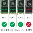 Kép 2/5 - AXAGON EEM2-SG2 SuperSpeed+ USB-C - M.2 NVMe & SATA SSD külső ház