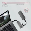 Kép 4/5 - AXAGON HMC-4G2 Superspeed négyportos USB-C HUB