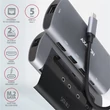 Kép 2/5 - AXAGON HMC-6M2 SuperSpeed USB-C Combo 6in1 Hub