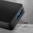 Kép 3/5 - AXAGON HUE-G1A 4 portos USB-C slim hub, fekete