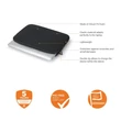 Kép 5/5 - DICOTA BASE XX D31783 Notebook tok 12-12.5” BLACK