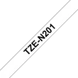 Kép 1/4 - BROTHER szalag TZe-N201, Fehér alapon Fekete, Nem laminált, 3.5mm  0.13", 8 méter