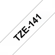 Kép 1/4 - BROTHER szalag TZe-141, Átlátszó alapon Fekete, Laminált, 18mm  0.7", 8 méter