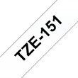 Kép 1/5 - BROTHER szalag TZe-151, Átlátszó alapon Fekete, Laminált, 24mm  0.94", 8 méter