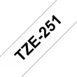 Kép 1/4 - BROTHER szalag TZe-251, Fehér alapon Fekete, Laminált, 24mm  0.94", 8 méter