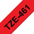 Kép 1/5 - BROTHER szalag TZe-461, Piros alapon Fekete, Laminált, 36mm  1.4", 8 méter