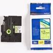 Kép 2/4 - BROTHER szalag TZe-C31, Fluoreszkáló sárga alapon Fekete, Laminált, 12mm  0.47", 5 méter