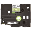 Kép 2/5 - BROTHER szalag TZe-C51, Fluoreszkáló sárga alapon Fekete, Laminált, 24mm  0.94", 5 méter