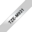 Kép 1/4 - BROTHER szalag TZe-M931, Matt ezüst alapon Fekete, Laminált, 12mm  0.47", 8 méter
