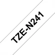 Kép 1/5 - BROTHER szalag TZe-N241, Fehér alapon Fekete, Nem laminált, 18mm  0.7", 8 méter
