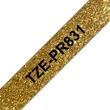 Kép 3/3 - BROTHER Prémium feliratozó szalag TZEPR831, Arany alapon fekete, 12 mm széles, 8m