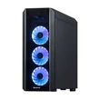Kép 1/6 - CHIEFTEC Ház Gaming Scorpion 3 ATX, 4x120mm RGB ventilátor, RGB vezérlő, Tápegység nélkül, Edzett Üveg, Fekete