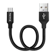 Kép 2/3 - COLORWAY Kábel, USB CW-CBUM048-BK, MicroUSB 2.4A 25CM fekete
