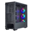 Kép 5/5 - COOLER MASTER Ház Midi ATX MasterBox MB520 ARGB + 4db Ventilátor, Tápegység nélkül, Üvegfalú, Fekete