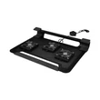Kép 3/4 - COOLER MASTER Notebook Hűtőpad NOTEPAL U3 PLUS, 3 darab Ventilátorral, fekete (max 19")