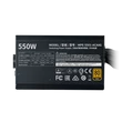 Kép 2/5 - COOLER MASTER Tápegység MWE GOLD 550W, 12cm, 80+ Gold V2, fekete