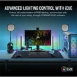 Kép 4/5 - CORSAIR Egérpad MM700 RGB Extended 3XL Gaming, 1220x610mm, fekete