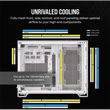 Kép 5/5 - CORSAIR Ház 2500D AIRFLOW, Tápegység nélkül, Edzett Üveg, fehér