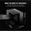 Kép 5/5 - CORSAIR Ház 2500X, Tápegység nélkül, Edzett Üveg, fekete