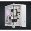 Kép 1/5 - CORSAIR Ház 6500X Dual Chamber, Tápegység nélkül, Edzett Üveg, fehér