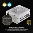 Kép 7/8 - CORSAIR Tápegység Moduláris, RM1000x Shift White, 1000W, 14cm, 80+ Gold