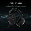 Kép 2/5 - CORSAIR Vezetékes Headset, HS55 Gaming, Ultrakönnyű, Jack dugós, fekete