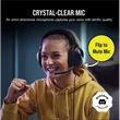 Kép 3/5 - CORSAIR Vezetékes Headset, HS55 Gaming, Ultrakönnyű, Jack dugós, fekete