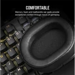 Kép 5/5 - CORSAIR Vezetékes Headset, HS55 Gaming, Ultrakönnyű, Jack dugós, fekete