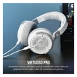 Kép 2/5 - CORSAIR Vezetékes Headset, VIRTUOSO PRO Gaming, True-To-Life audio, fehér