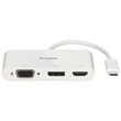 Kép 1/2 - D-LINK USB-C HUB 1xHDMI + 1xVGA + 1xDP, DUB-V310