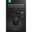 Kép 4/5 - DEVIA TWS BLUETOOTH SZTEREÓ FÜLHALLGATÓ V5.0 + TÖLTŐTOK, FEKETE