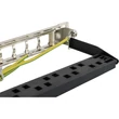 Kép 4/4 - EXCEL Patch Panel Moduláris 24 portos 0.5U, ezüst