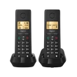 Kép 5/5 - GIGASET DECT telefon, PURE 200 Duo, fekete