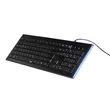 Kép 1/3 - HAMA 182663, BILLENTYŰZET "ANZANO" MULTIMEDIA, (+LED) USB