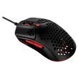 Kép 1/4 - HP HYPERX vezetékes gaming egér Pulsefire Haste- fekete/piros