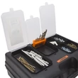 Kép 2/3 - Handy tools 2 az 1-ben műanyag fúró + alkatrész tároló táska