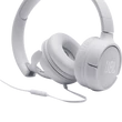 Kép 5/5 - JBL Tune 500 (Vezetékes fejhallgató), Fehér