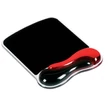 Kép 1/5 - KENSINGTON Egérpad csuklótámasszal (Duo Gel Mouse Pad with Integrated Wrist Support - Red/Black)