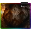 Kép 1/3 - KONIX - DRAKKAR PC Hetland L Gaming Egérpad 320x270mm, Színes RGB LED