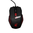 Kép 1/4 - KONIX - DRAKKAR PC Runemaster Evo Egér Vezetékes Gaming 2500DPI, Fekete-Piros