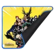 Kép 2/3 - KONIX - MY HERO ACADEMIA "U.A 1.A" Gaming Egérpad 320x270mm, Sárga-Mintás