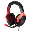 Kép 1/4 - KONIX - NARUTO "Akatsuki" 2.0 Fejhallgató Vezetékes Gaming Stereo Mikrofon, Fekete-Piros