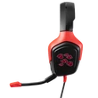 Kép 2/4 - KONIX - NARUTO "Akatsuki" 2.0 Fejhallgató Vezetékes Gaming Stereo Mikrofon, Fekete-Piros