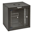 Kép 1/2 - LEGRAND fali rack szekrény 10` 6U MAG: 362 SZÉL: 320 MÉLY: 300 antracit egyrészes üvegajtós készre szerelt MAX: 12 kg Li